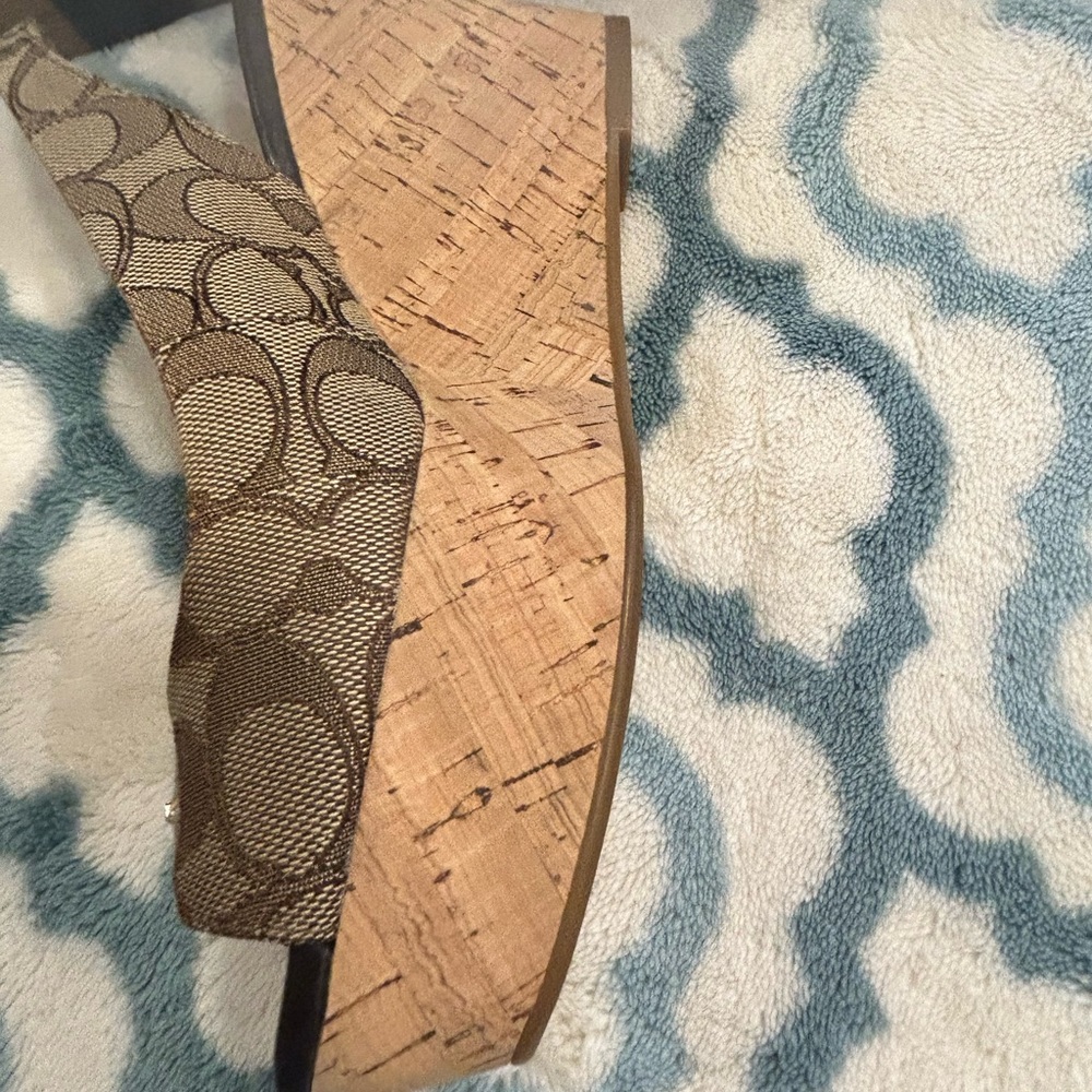 Coach Chestnut Slingback Heels - Picture 5 of 12